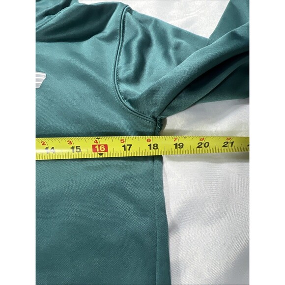 Philadelphia Eagles NFL Team Apparel Youth Large Hoodie Green Spell Out Graphic - Picture 2 of 9